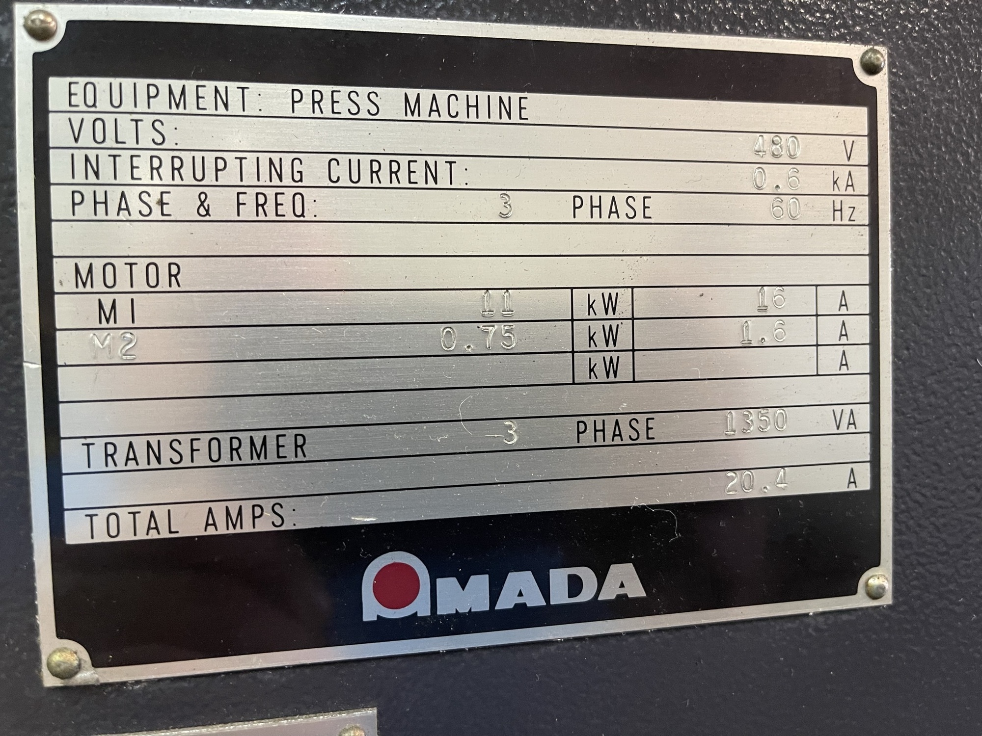 2000 AMADA TP 150-EX Gap Frame (OBS) Presses | PressTrader Limited