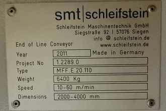 2011 SCHLEIFSTEIN MFF.E.20.110 Conveyors | PressTrader Limited (2)