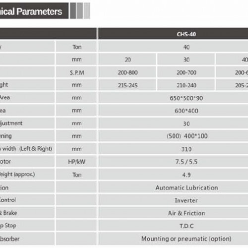 2021 MING XU CHD-40 High Speed Production Presses | PressTrader Limited